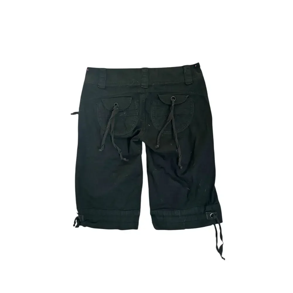 Title: Vintage Y2K Jolt Black Cargo Bermuda Shorts 3 Gorpcore Utility youth‎
